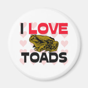 Aimant J'aime des crapauds
