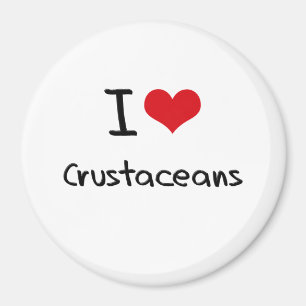 Aimant J'aime des crustacés