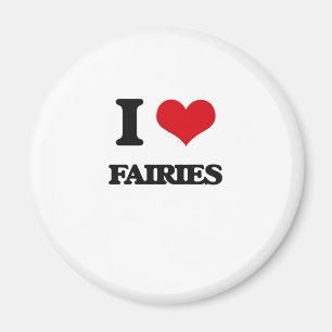 Aimant J'aime des fées