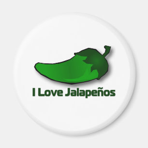 Aimant J'aime des Jalapenos