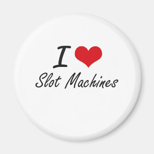 Aimant J'aime des machines à sous