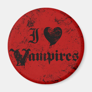 Aimant J'aime des vampires