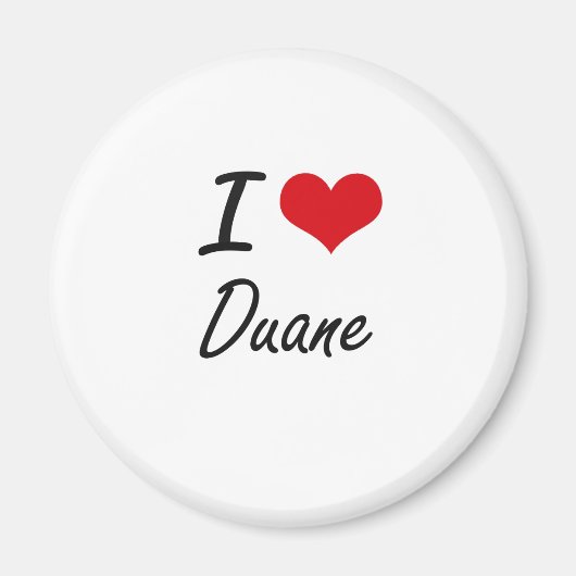 Aimant J'aime Duane (Devant)