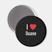 Aimant J'aime Duane (Recto/Verso)