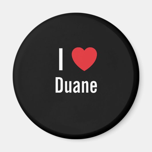 Aimant J'aime Duane (Devant)