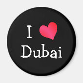 Aimant J'aime Dubaï (Devant)