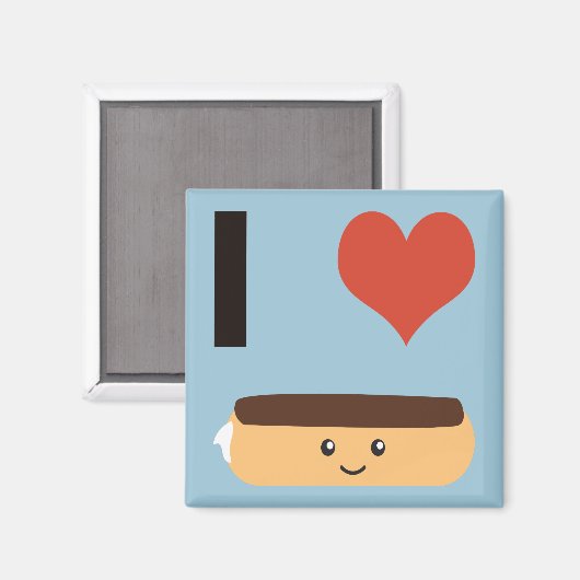 Aimant J'aime Eclair (Recto/Verso)