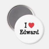 Aimant J'aime Edward heart T-Shirt (Recto/Verso)