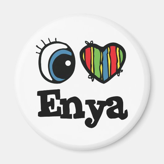 Aimant J'aime Enya (Devant)