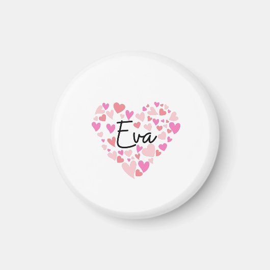 Aimant J'aime Eva (Devant)