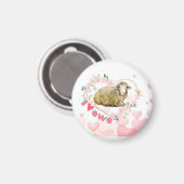 Aimant J'aime Ewe (Recto/Verso)