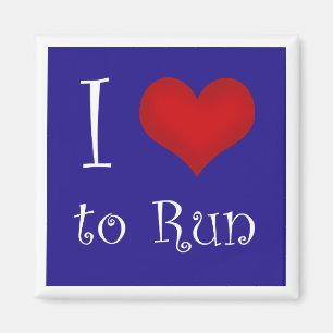 Aimant J'aime faire fonctionner l'aimant