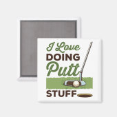 Aimant J'Aime Faire Putt Stuff Funny Golf Putting (Recto/Verso)
