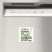 Aimant J'Aime Faire Putt Stuff Funny Golf Putting (In Situ (Lave-vaisselle))
