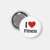 Aimant J'aime Fitness (Recto/Verso)