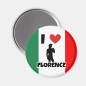 Aimant J'aime Florence (Recto/Verso)