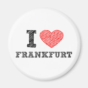 Aimant J'aime Francfort
