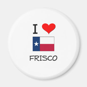 Aimant J'aime Frisco le Texas