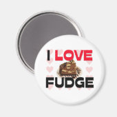 Aimant J'aime Fudge (Recto/Verso)