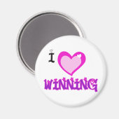 AIMANT J'AIME GAGNER (Recto/Verso)