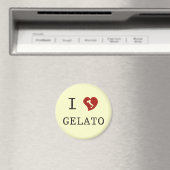 Aimant J'aime Gelato (In Situ (Lave-vaisselle))