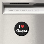 Aimant J'aime Glasgow (In Situ (Lave-vaisselle))