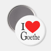 Aimant J'Aime Goethe (Recto/Verso)