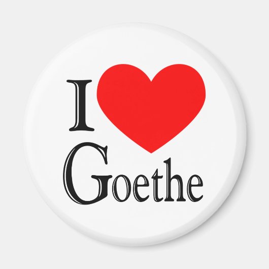 Aimant J'Aime Goethe (Devant)