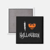 Aimant J'aime Halloween  (Recto/Verso)