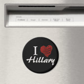 Aimant J'aime Hillary (In Situ (Lave-vaisselle))
