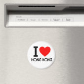 Aimant J'aime Hong Kong (In Situ (Lave-vaisselle))