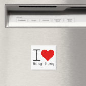 Aimant J'aime Hong Kong (In Situ (Lave-vaisselle))