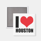 Aimant J'aime Houston (Recto/Verso)