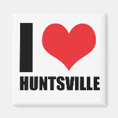 Aimant J'aime Huntsville (Devant)