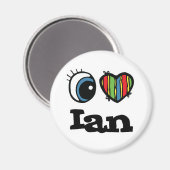Aimant J'aime Ian (Recto/Verso)