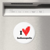 Aimant J'aime Indianapolis (In Situ (Lave-vaisselle))