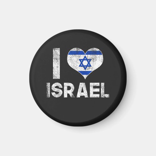Aimant J'aime Israël (Devant)