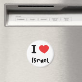 Aimant J'aime Israël (In Situ (Lave-vaisselle))