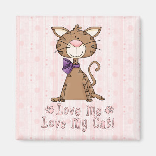Aimant J'Aime, J'Aime Mon Chat