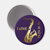 AIMANT J'AIME JAZZ (Recto/Verso)