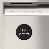 Aimant J'aime Jersey City (In Situ (Lave-vaisselle))