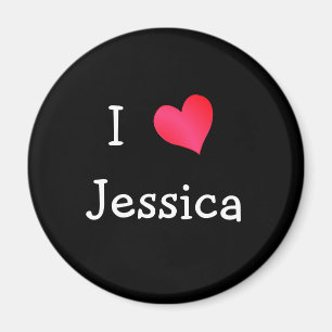 Aimant J'aime Jessica