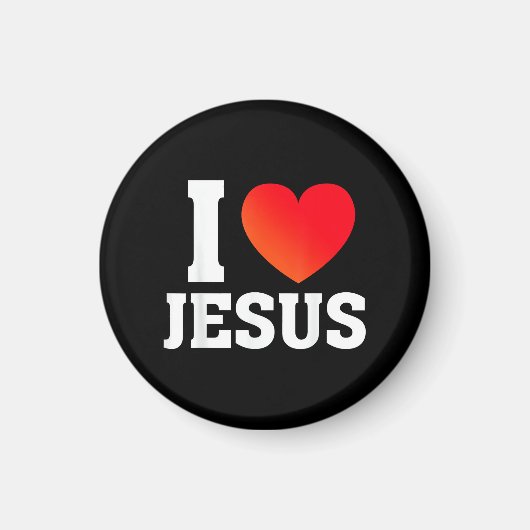 Aimant J'aime Jésus (Devant)