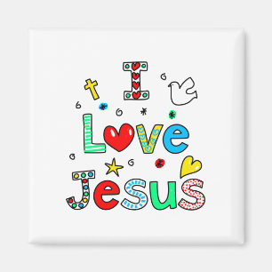Aimant J'aime Jésus