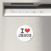 Aimant J'aime Jésus (In Situ (Lave-vaisselle))
