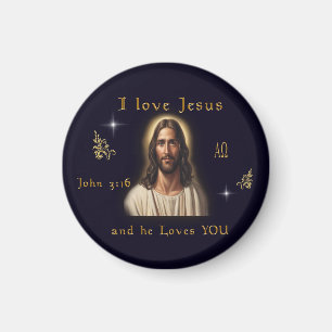 Aimant J'aime Jésus