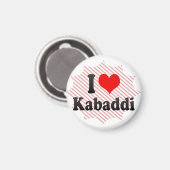 Aimant J'aime Kabaddi (Recto/Verso)