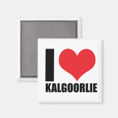 Aimant J'aime Kalgoorlie (Recto/Verso)