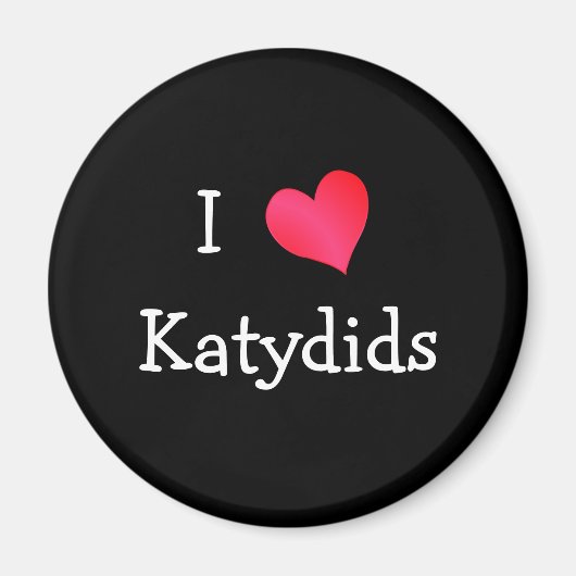 Aimant J'Aime Katydids (Devant)