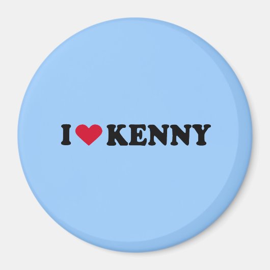 AIMANT J'AIME KENNY (Devant)